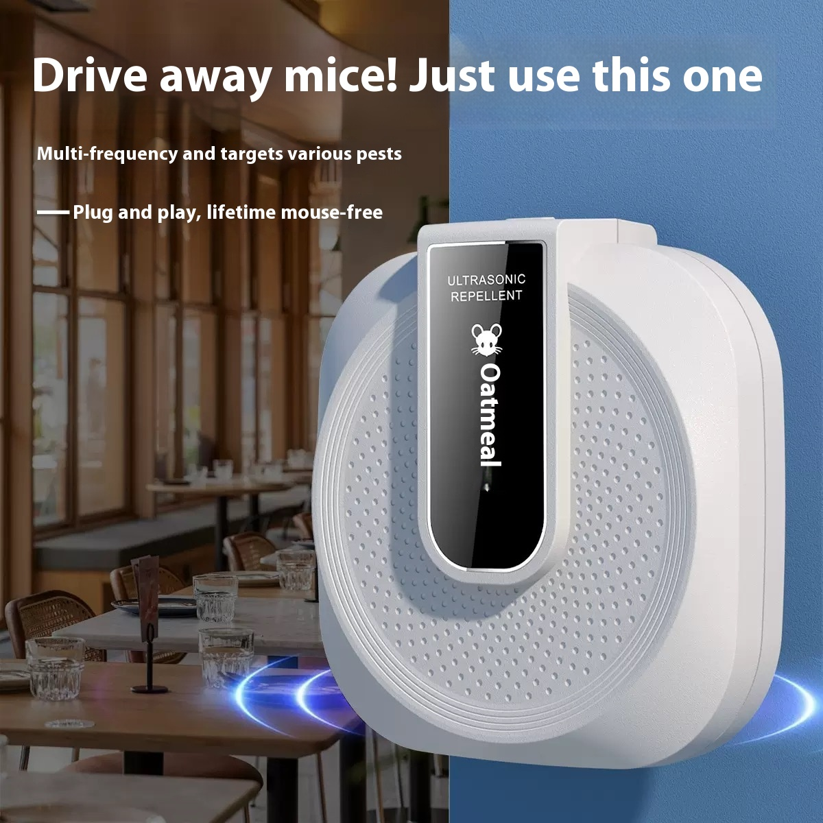 🔥Az ultrahangos hajó- és patkányriasztó hatékony - 360°-os intelligens technológia