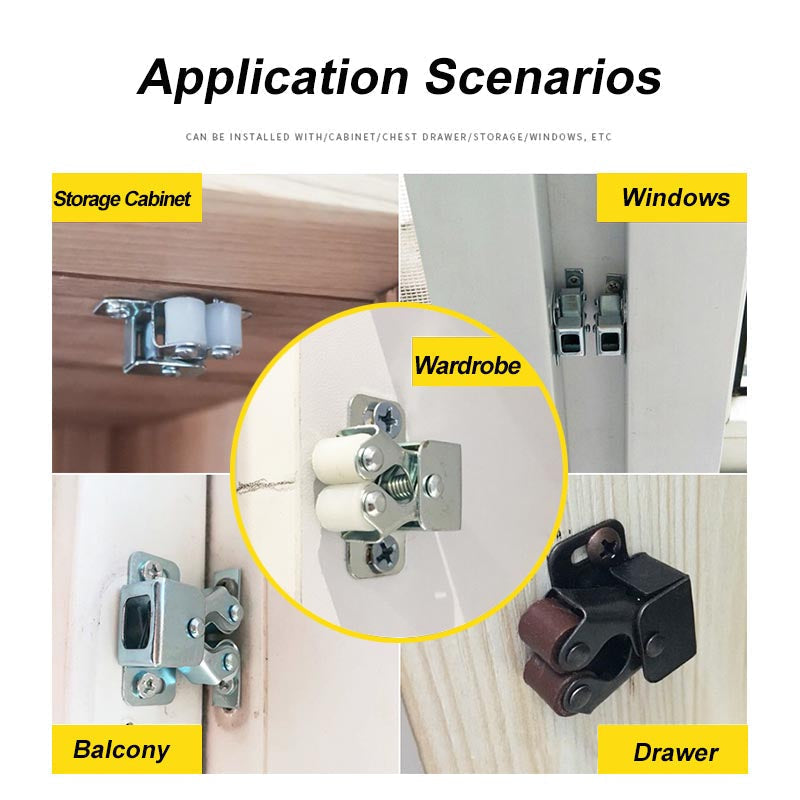 🔥Klasszikus szekrényajtó rozsdamentes acél patentok