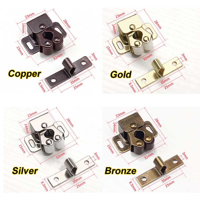 🔥Klasszikus szekrényajtó rozsdamentes acél patentok