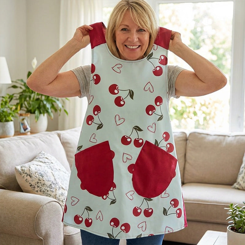 🔥Női keresztpántos, felcsúszós kötény