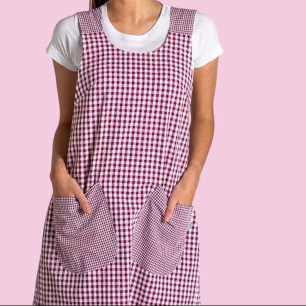 🔥Női keresztpántos, felcsúszós kötény