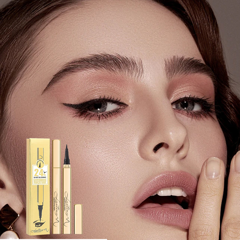 🔥1+1 ingyen✨Hosszú élettartamú, vízálló folyékony szemhéjtus – nincs többé elmosódott szemhéjtus!