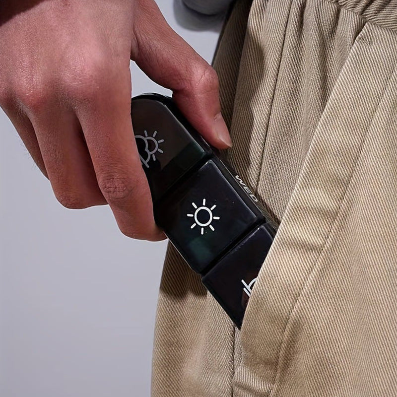 🧳 7 napos utazási tablettatartó – Könnyű, kivehető rekeszekkel