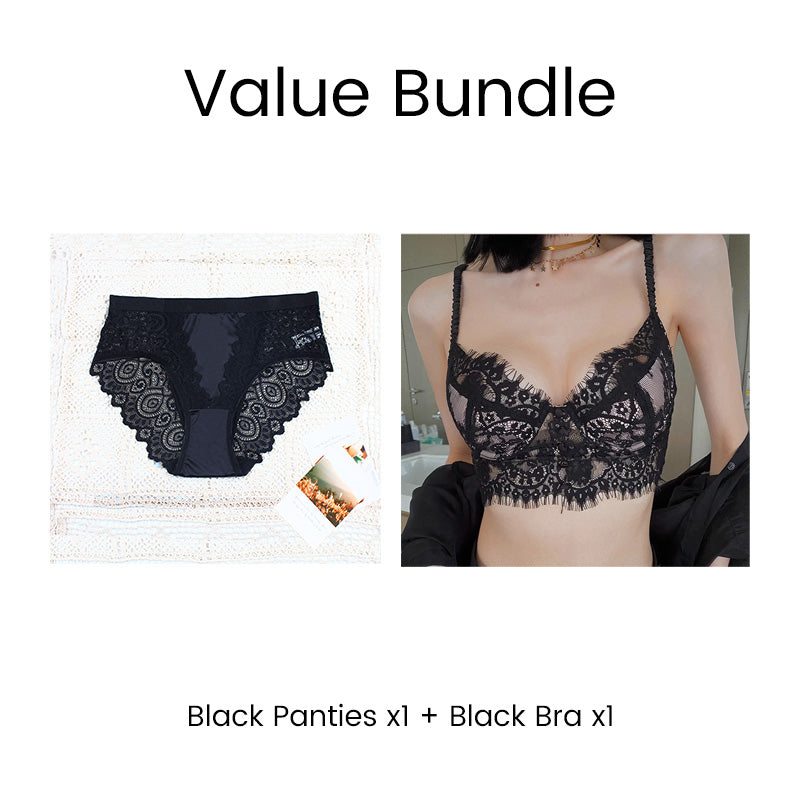 Kényelmes és varrásmentes bugyi elegáns csipkével