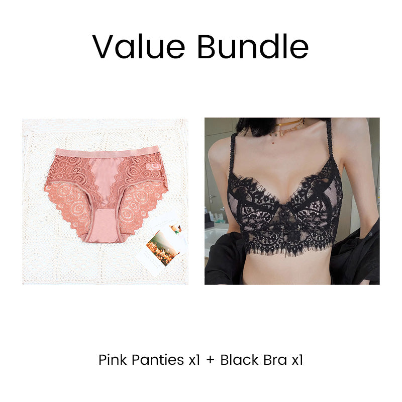 Kényelmes és varrásmentes bugyi elegáns csipkével