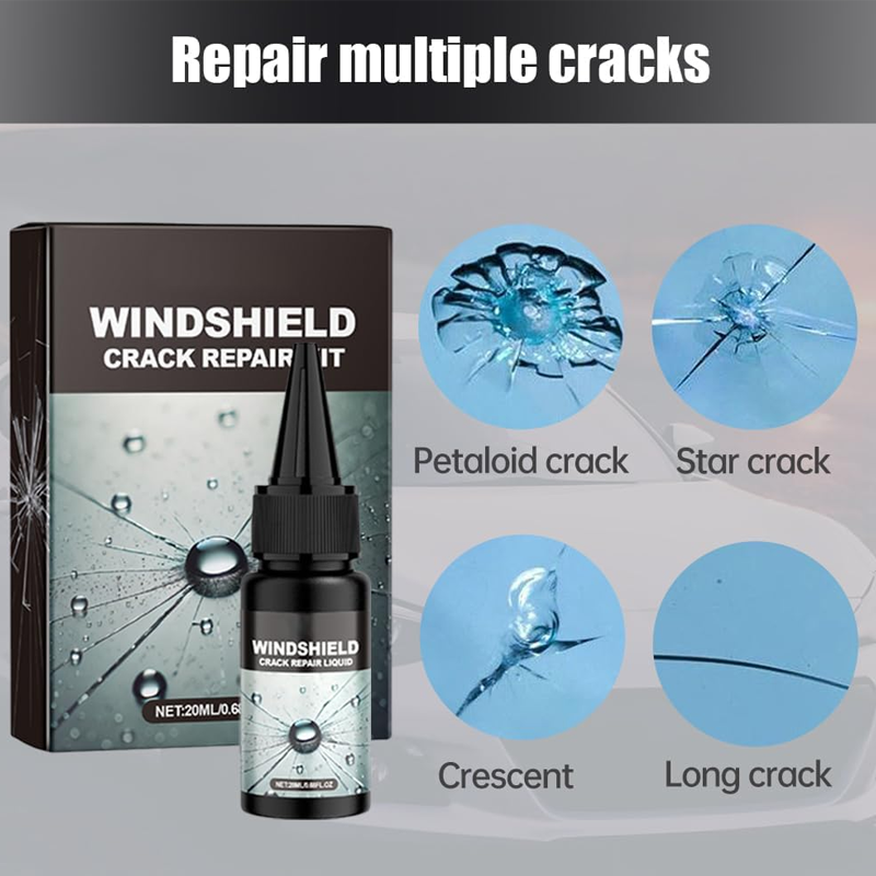 🔥2+1 ingyen 🔥🚗Szélvédő repedésjavító készlet⚡