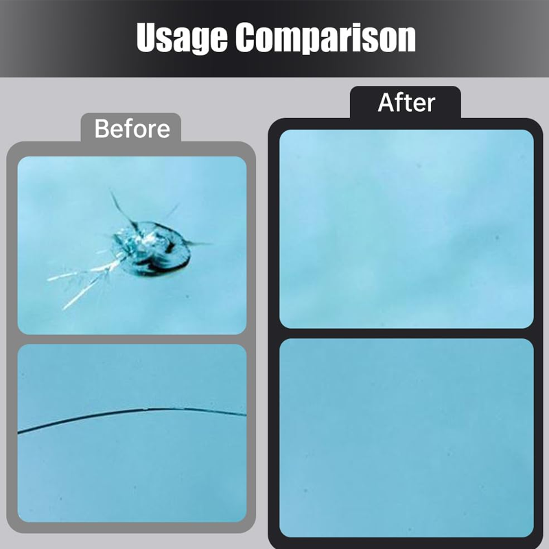 🔥2+1 ingyen 🔥🚗Szélvédő repedésjavító készlet⚡