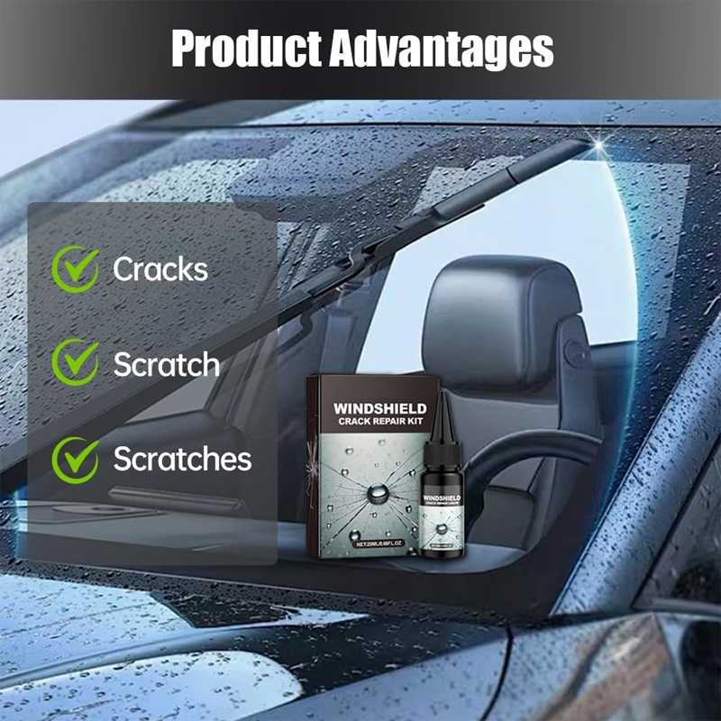 🔥2+1 ingyen 🔥🚗Szélvédő repedésjavító készlet⚡