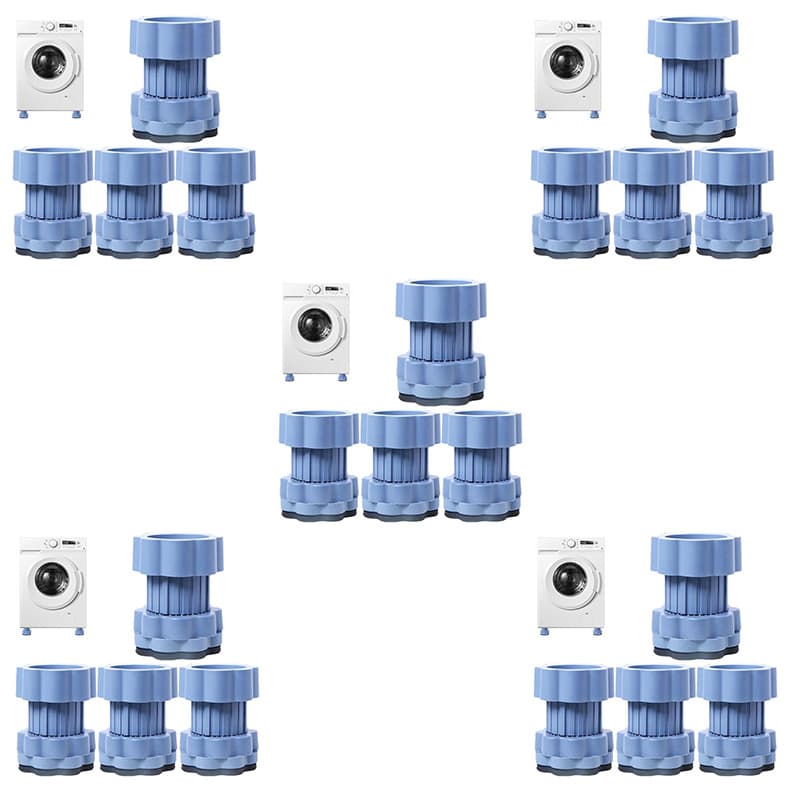 🔧 Univerzális mosógép alátétek – 4 darabos készlet | Terhelhető, ütéscsillapító · Csúszásgátló alátétek | Padlóvédő alátétek✨