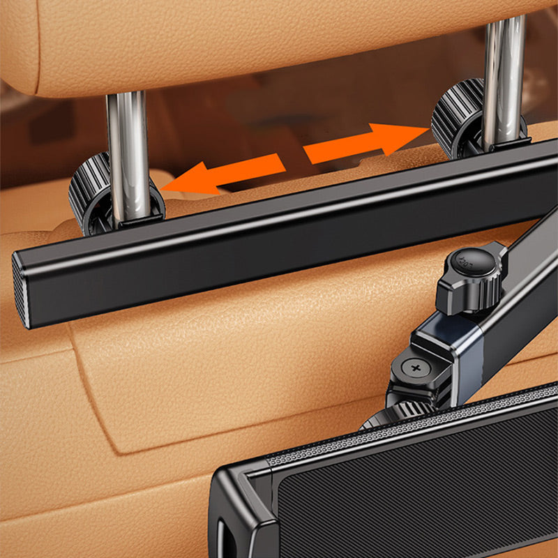 Autós fejtámla tablet tartó — Állítható és biztonságos rögzítés, akadálytalan kilátás, csúszásgátló kialakítás, egyszerű felszerelés 🚗📱🔧