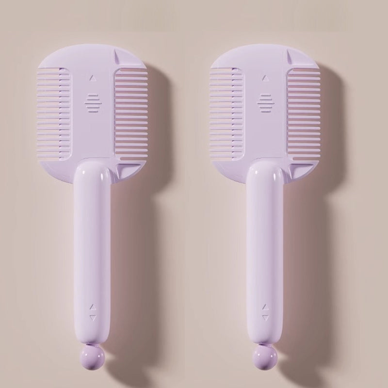 Hordozható, kettős funkciójú hajfésű